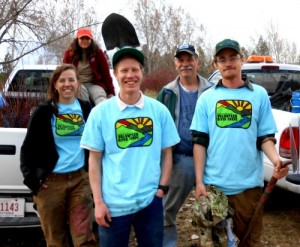 VRC members - riverside trail planting